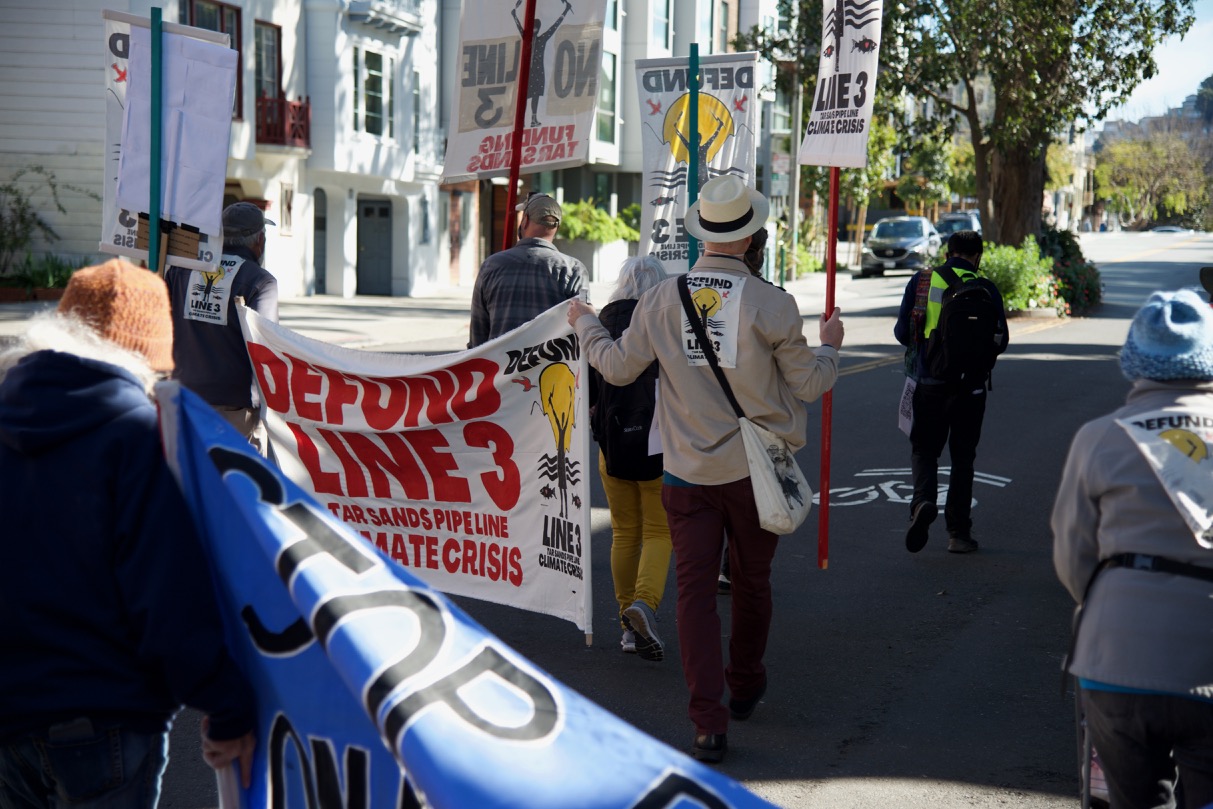 XRSFBay Confront Chase Bank in Solidarity with 'Stop Line 3' Indigenous Water Protectors in Minnesota:March 11th, 2021